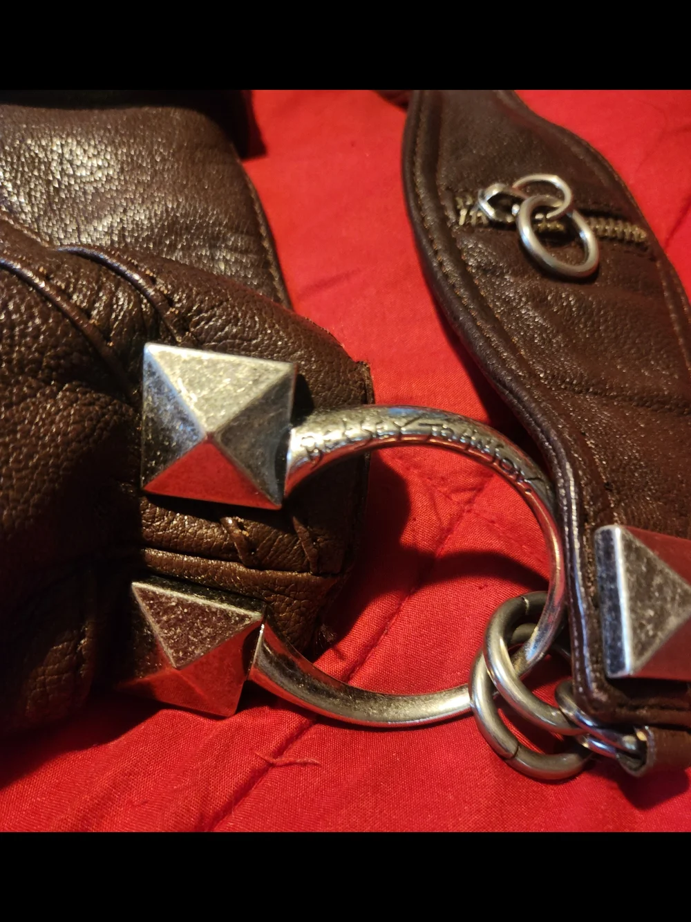 Betsey Johnson Vintage Union Jack Pre-2004 Large Leather Purse